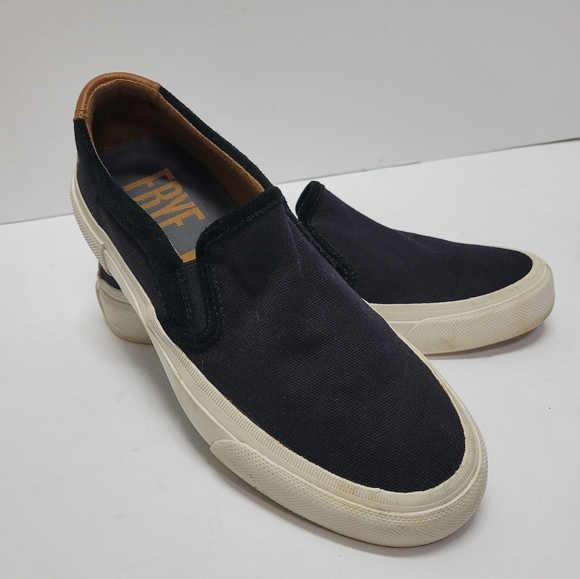 Frye Other - Frye Gia Canvas Slip On Loafers